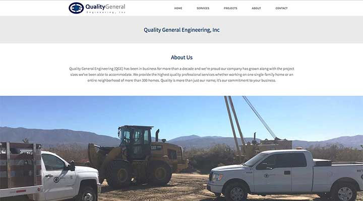 QualityGE.com Web Design